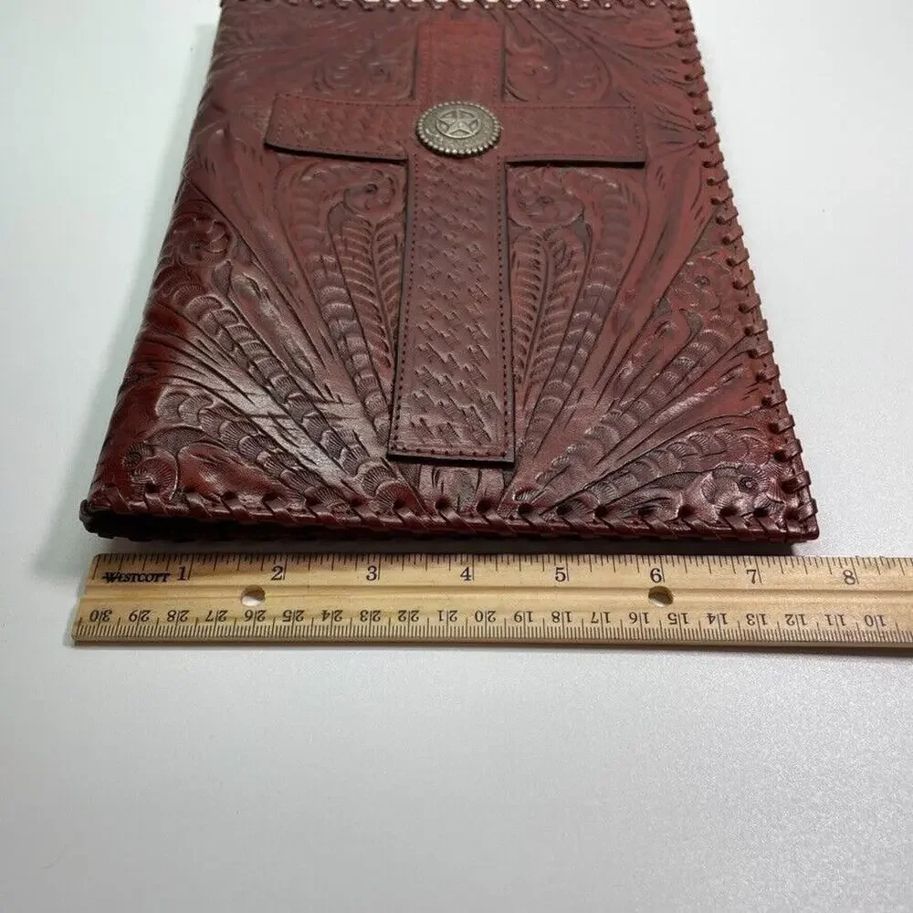 American West‎ Red Leather Portfolio Organizer 10.5